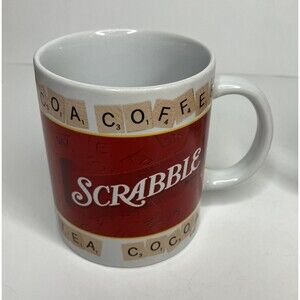 SCRABBLE Board Game Coffee Tea Cocoa Cup Mug Dishwasher Safe
